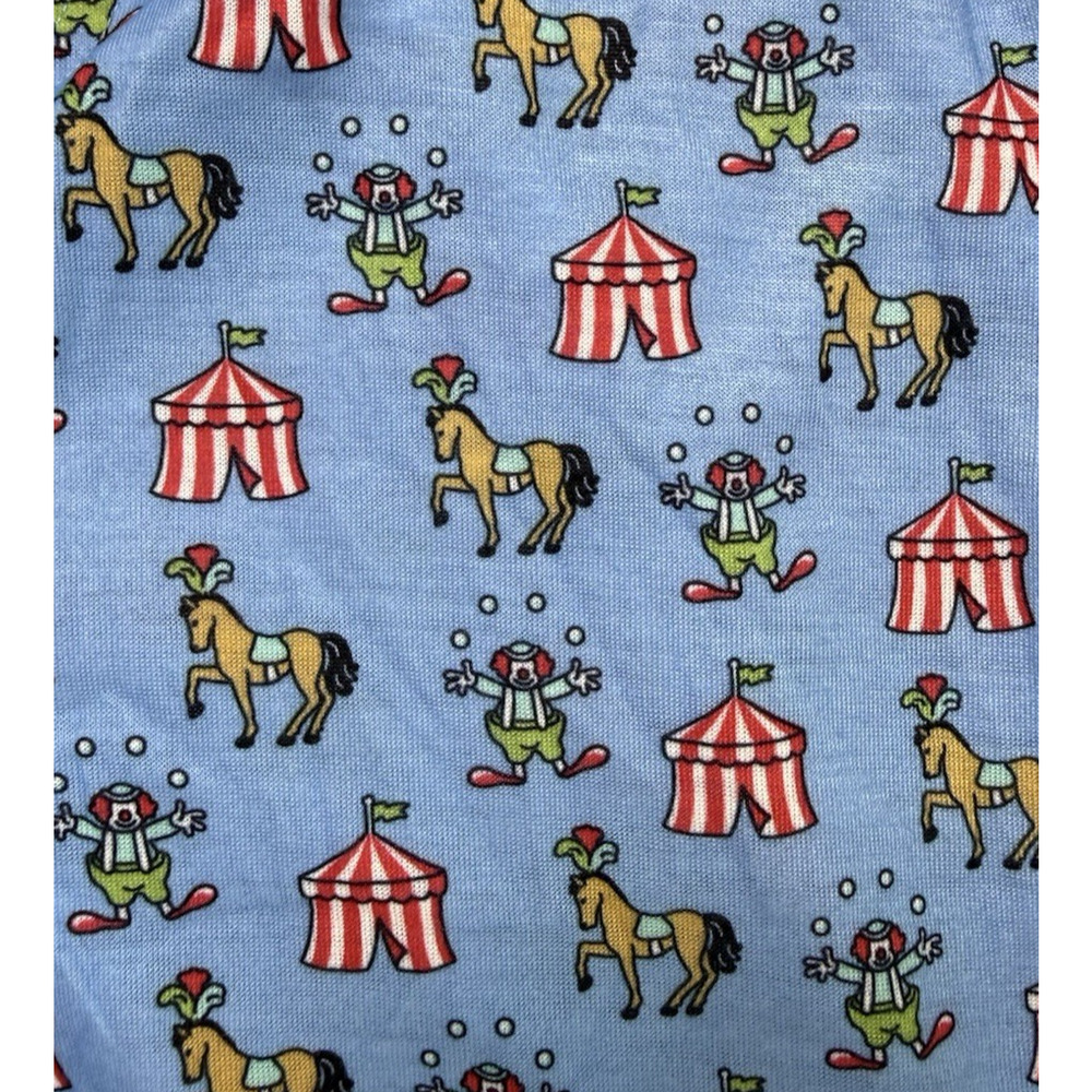 NWT Vineyard Vines pajama pants XL big apple circus elephants ocean breeze blue - Picture 2 of 3